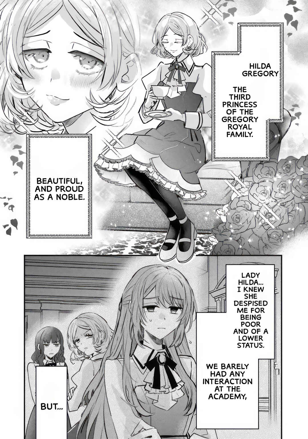 Ren'ai Fushin na Reijou wa Reikoku Kishi-sama no Dekiai ni Kizukanai Chapter 1.2 - Page 4