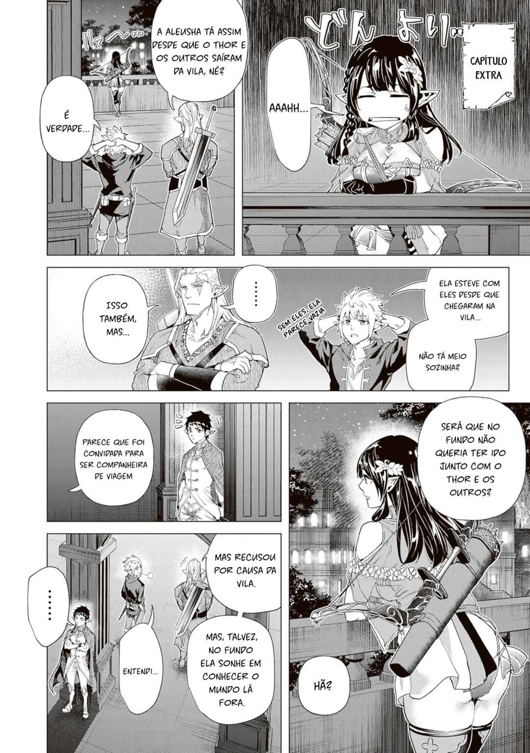Keikenchi Chochiku de Nonbiri Shoushin Ryokou ~Yuusha to Koibito ni Tsuihou Sareta Senshi no Mujikaku Zamaa~ Chapter 38.5 - Page 1