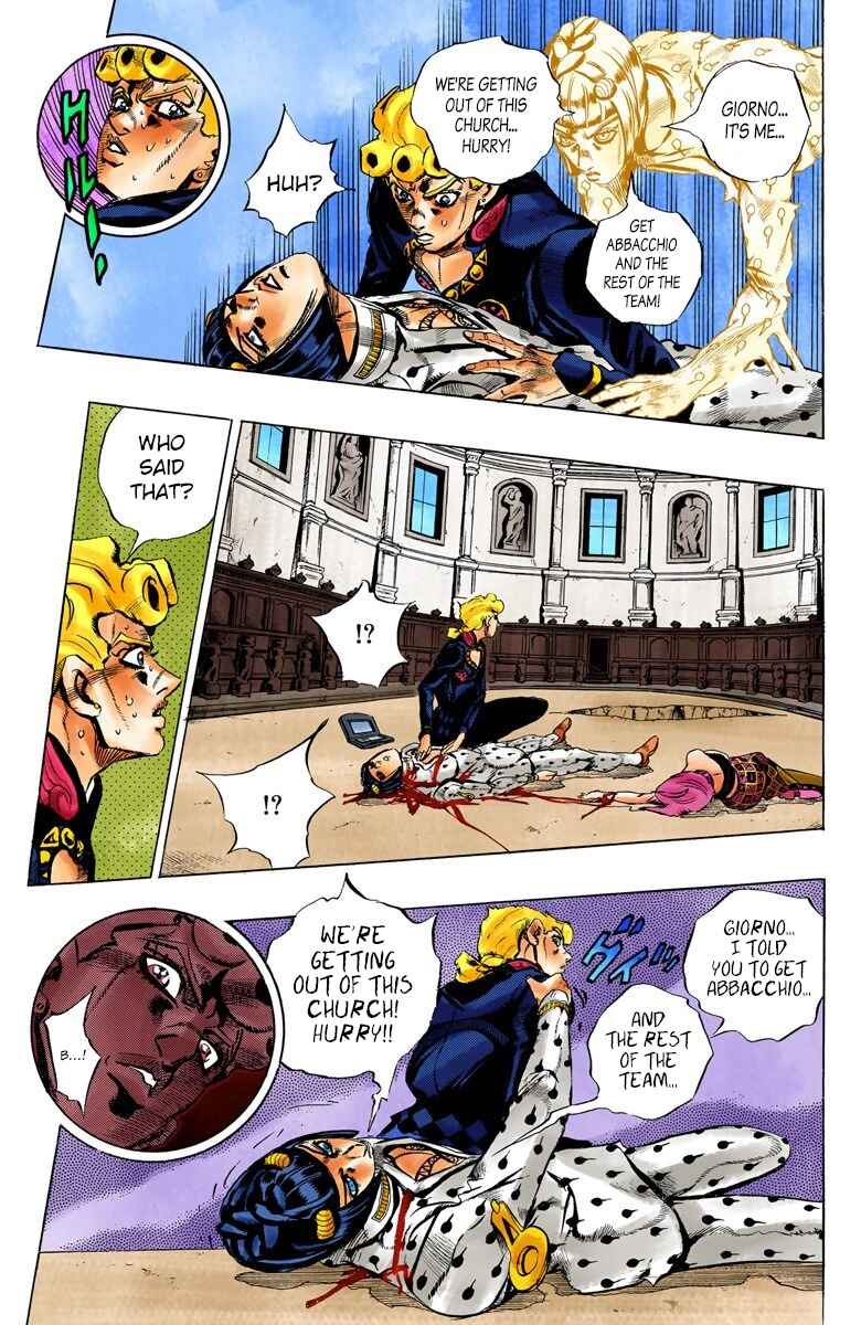 JoJo no Kimyou na Bouken: Part 5 - Ougon no Kaze Color-ban Chapter 83 - Page 8