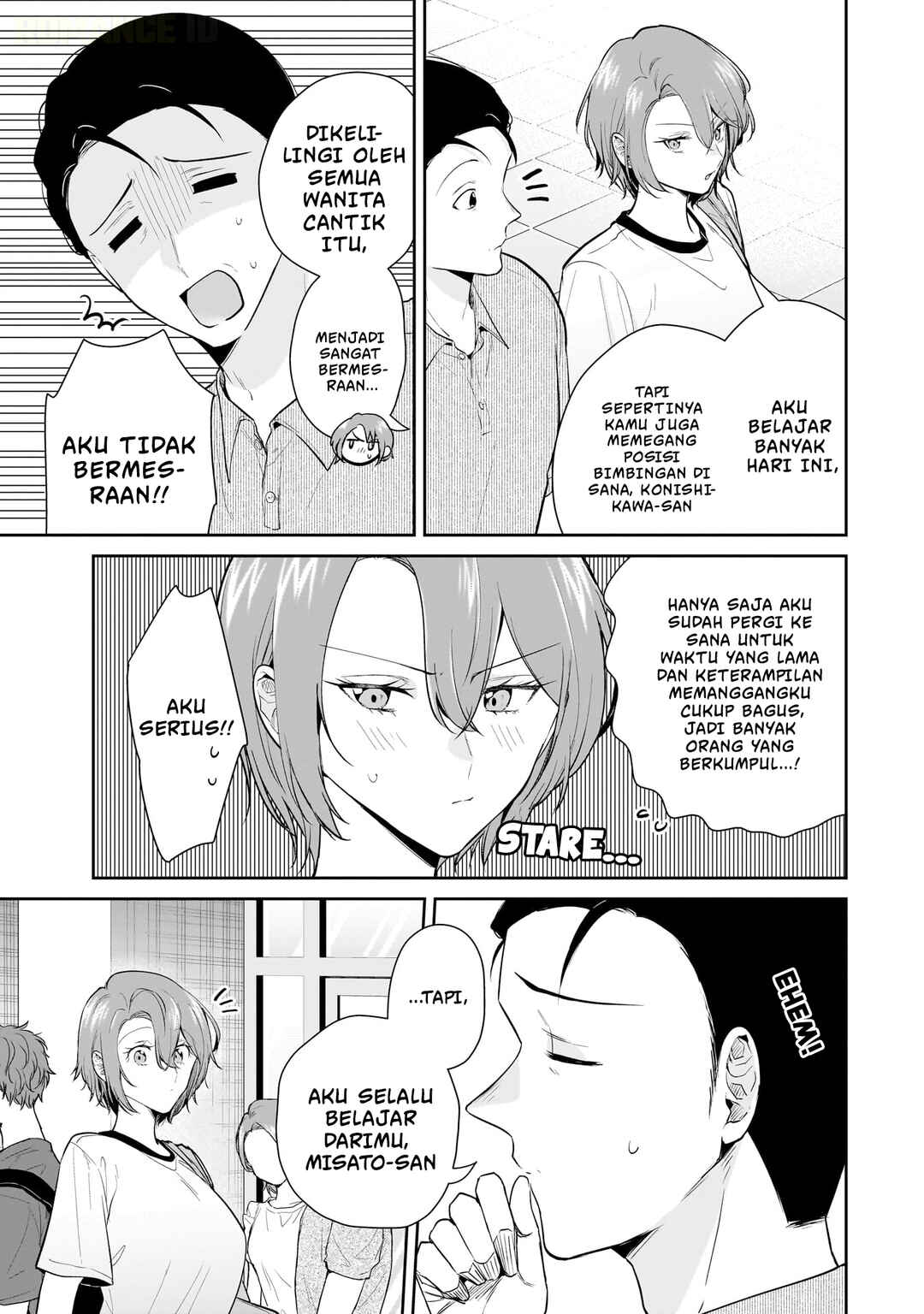 Misato-san wa Amasugi Joushi ni Chotto Kibishii Chapter 11 - Page 14