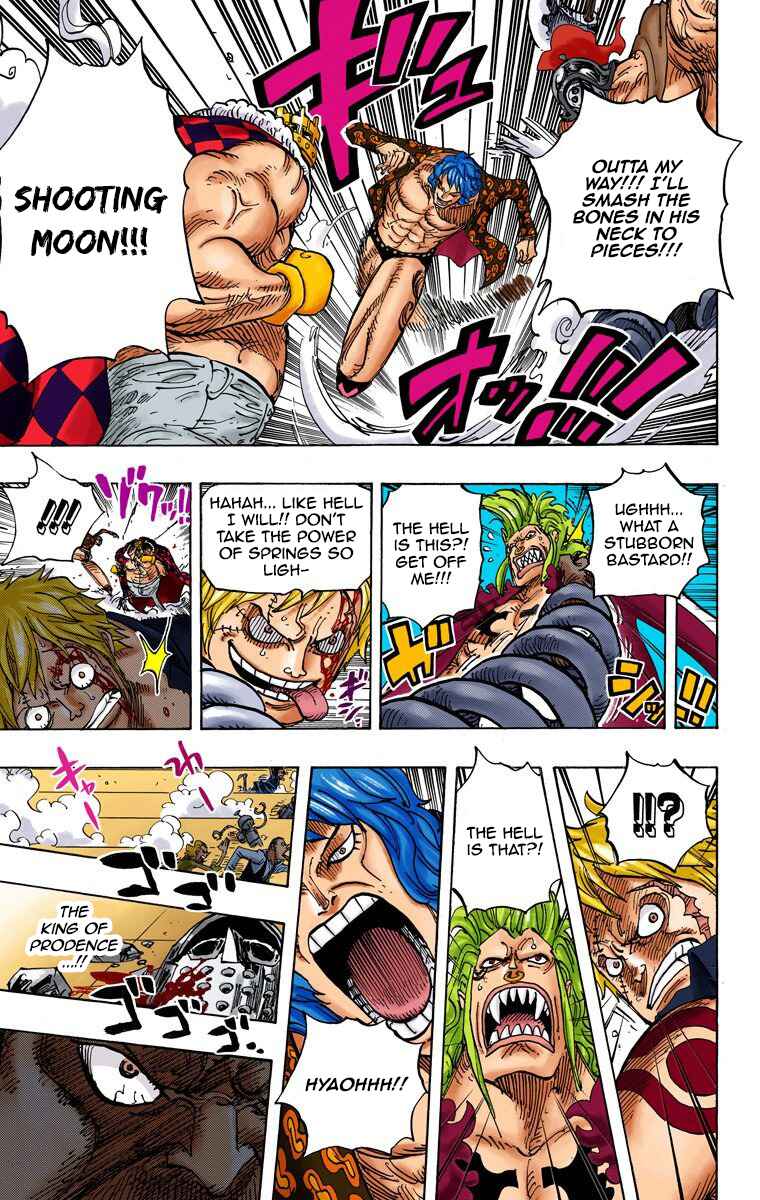 One Piece (Official Colored) Chapter 709 - Page 12