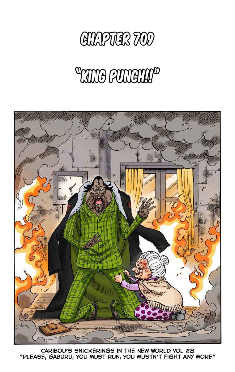One Piece (Official Colored) Chapter 709 - Page 2