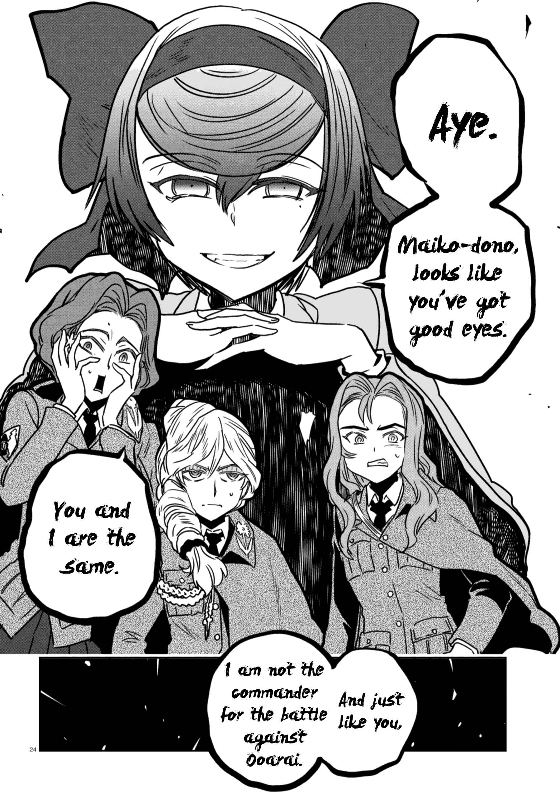 Girls und Panzer: Ribbon no Musha Chapter 51 - Page 24