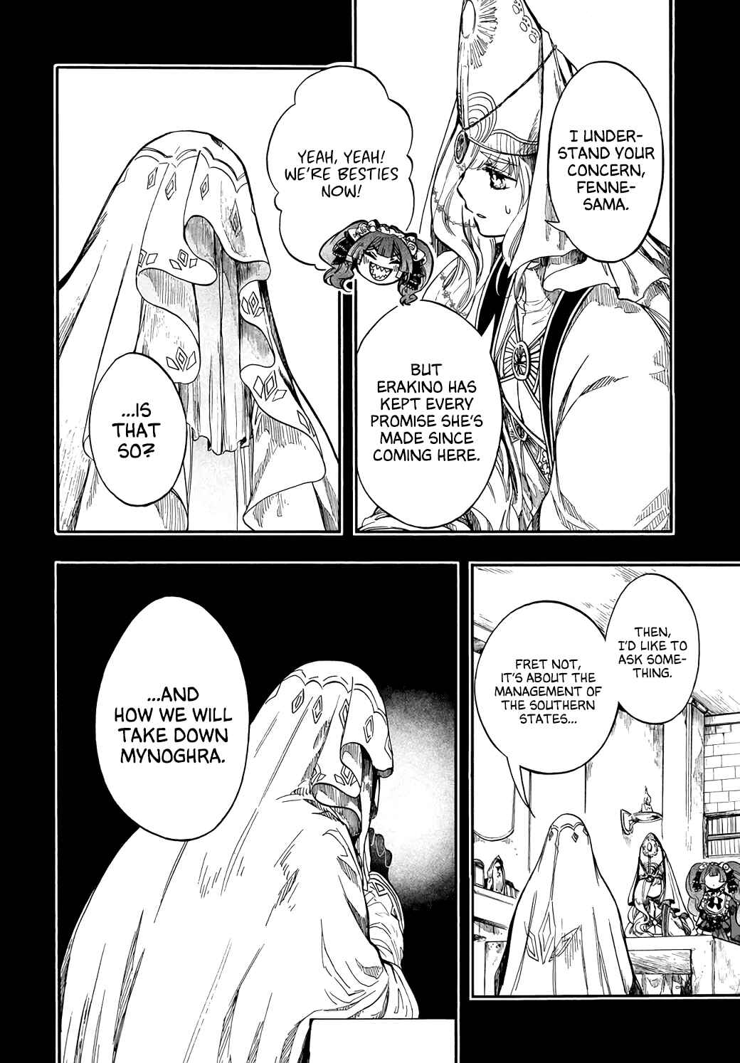 Isekai Mokushiroku Mynoghra: Hametsu no Bunmei de Hajimeru Sekai Seifuku Chapter 28 - Page 14