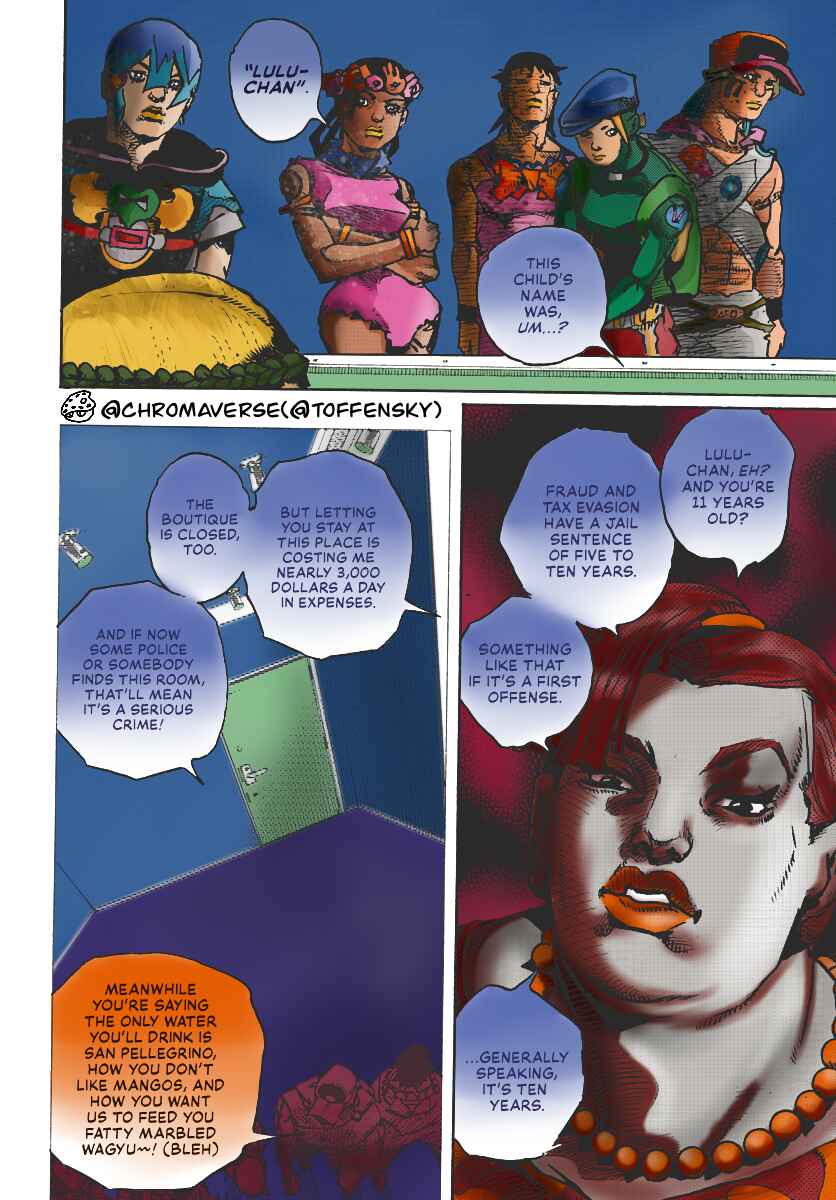 JoJo's Bizarre Adventure Part 9 - The JOJOLands (Fan-Colored) Chapter 21 - Page 13