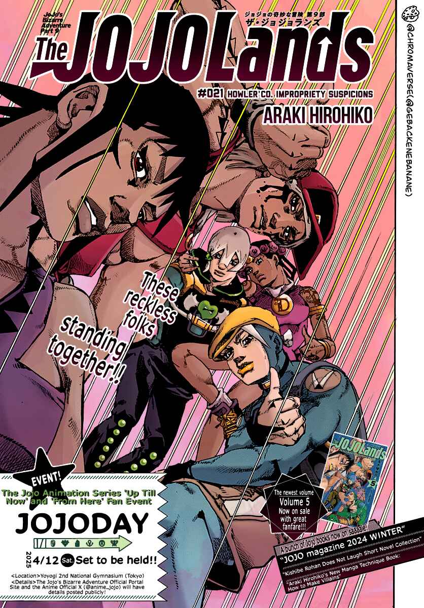 JoJo's Bizarre Adventure Part 9 - The JOJOLands (Fan-Colored) Chapter 21 - Page 2