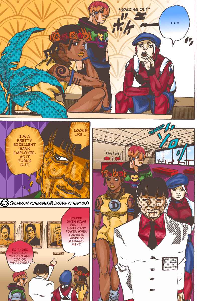 JoJo's Bizarre Adventure Part 9 - The JOJOLands (Fan-Colored) Chapter 21 - Page 7