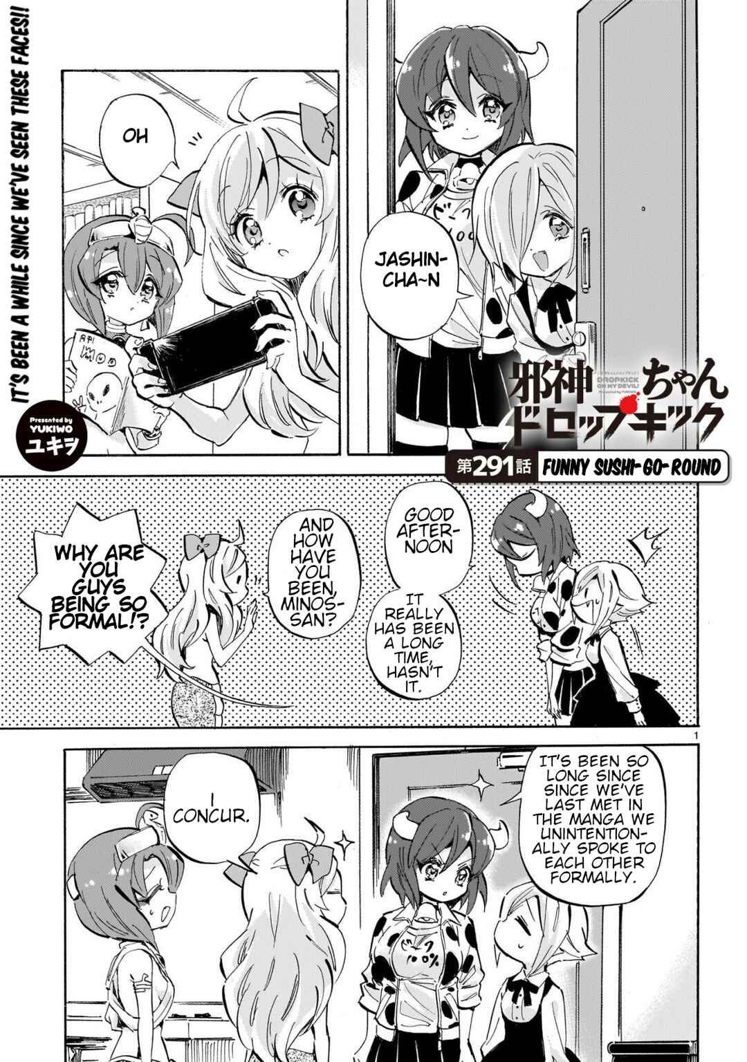 Jashin-chan Dropkick Chapter 297 - Page 1