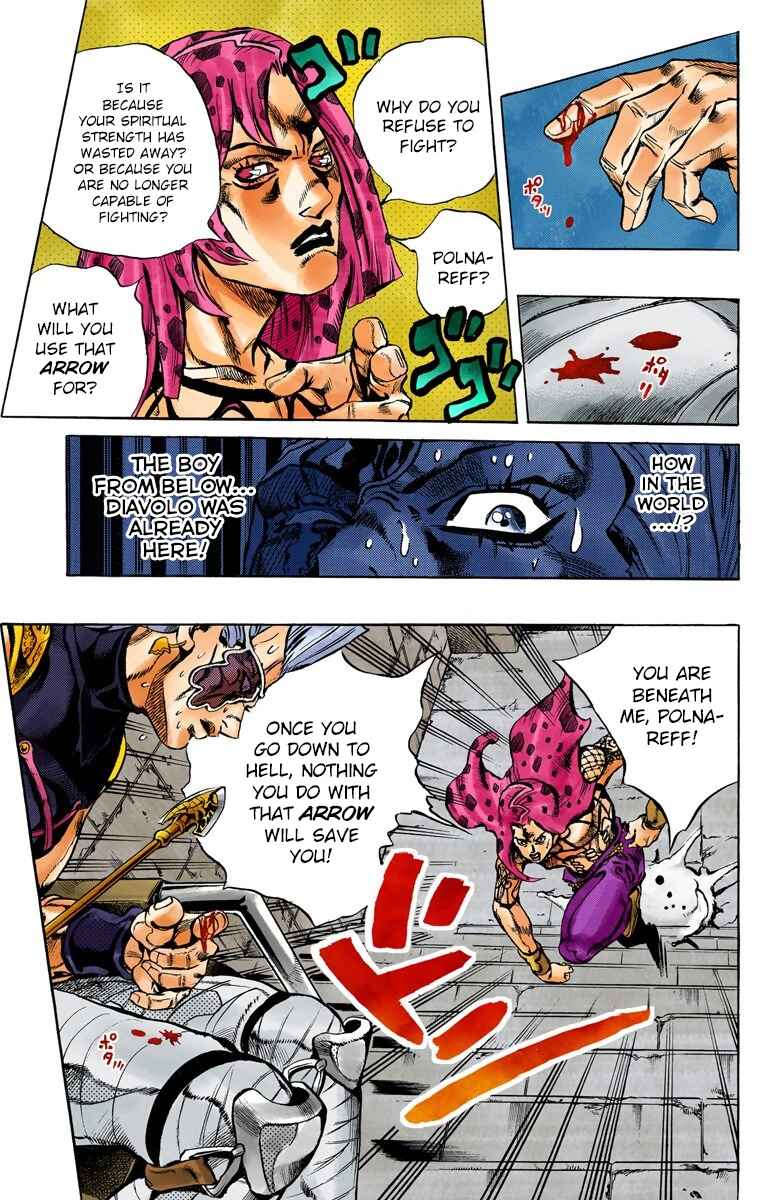JoJo no Kimyou na Bouken: Part 5 - Ougon no Kaze Color-ban Chapter 131 - Page 10