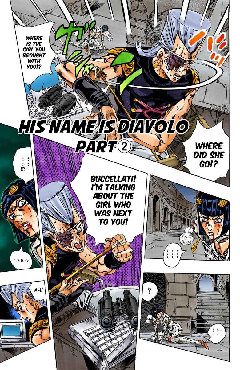 JoJo no Kimyou na Bouken: Part 5 - Ougon no Kaze Color-ban Chapter 131 - Page 2
