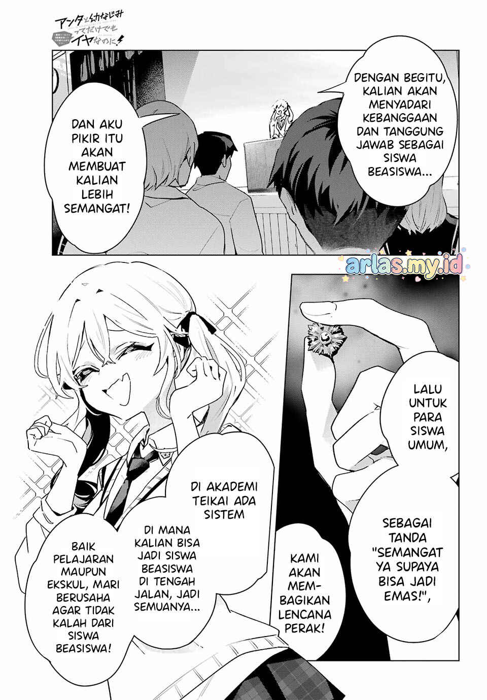Anta to Osananajimi tte dake demo Iya nanoni!: Zekkou kara Hajimaru S-kyuu Bishoujo to no Gakuen Nariagari Seikatsu Chapter 11 - Page 10
