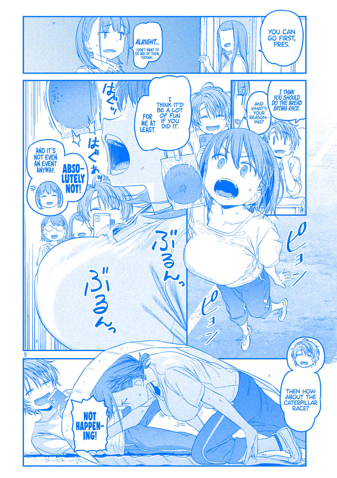 Getsuyoubi no Tawawa (Blue) (Fan Colored) Chapter 44 - Page 9