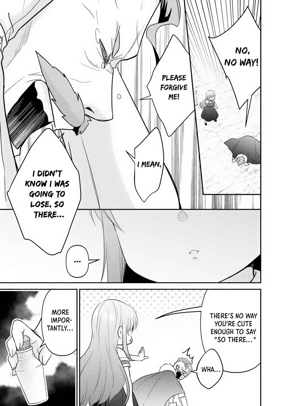 Tensei Youjo.: Shinjuu to Ouji to, Saikyou no Oji-san Youhei-dan no Naka de Ikiru Chapter 22 - Page 14