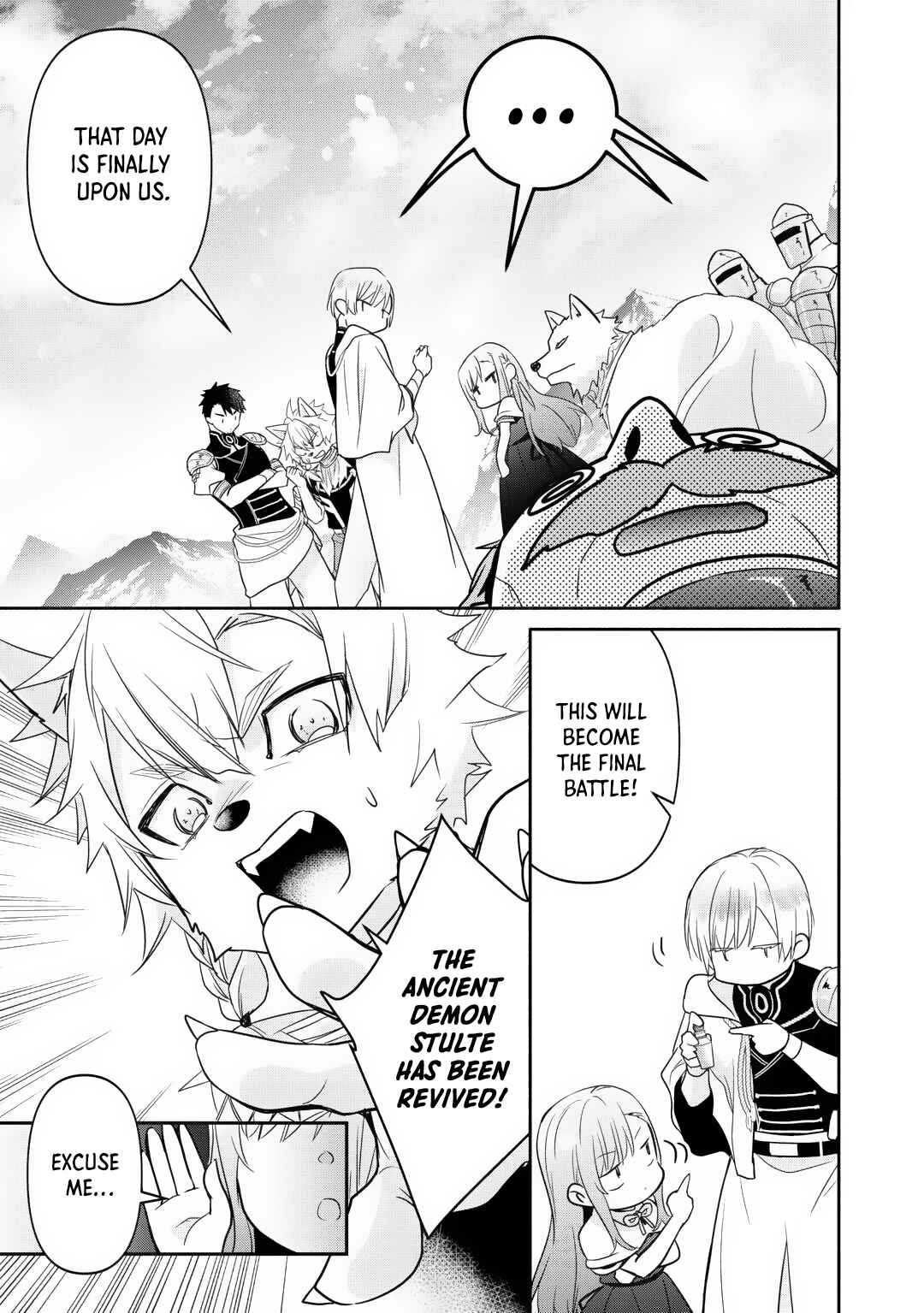Tensei Youjo.: Shinjuu to Ouji to, Saikyou no Oji-san Youhei-dan no Naka de Ikiru Chapter 22 - Page 27