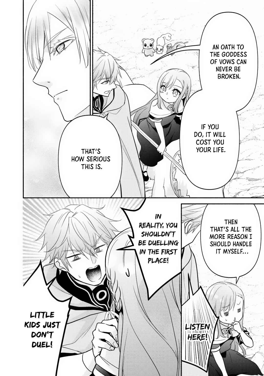 Tensei Youjo.: Shinjuu to Ouji to, Saikyou no Oji-san Youhei-dan no Naka de Ikiru Chapter 22 - Page 5