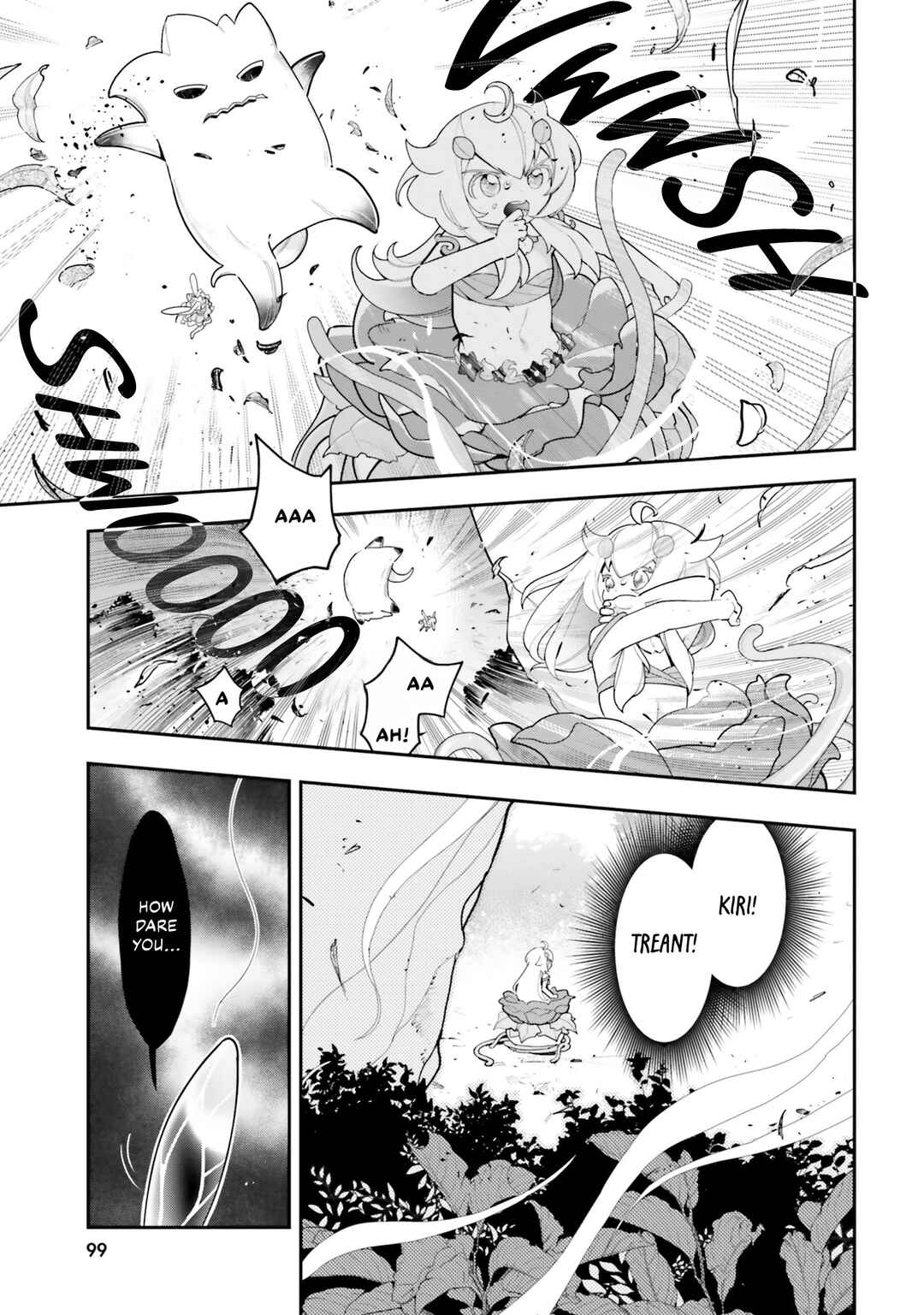 Shokubutsu Monster Musume Nikki: Seijo datta Watashi ga Uragirareta Hate ni Alraune ni Tensei Shite Shimatta node, kore kara wa Kougousei o Shinagara Shizuka ni Shokubutsu Life o Sugoshimasu Chapter 24 - Page 4