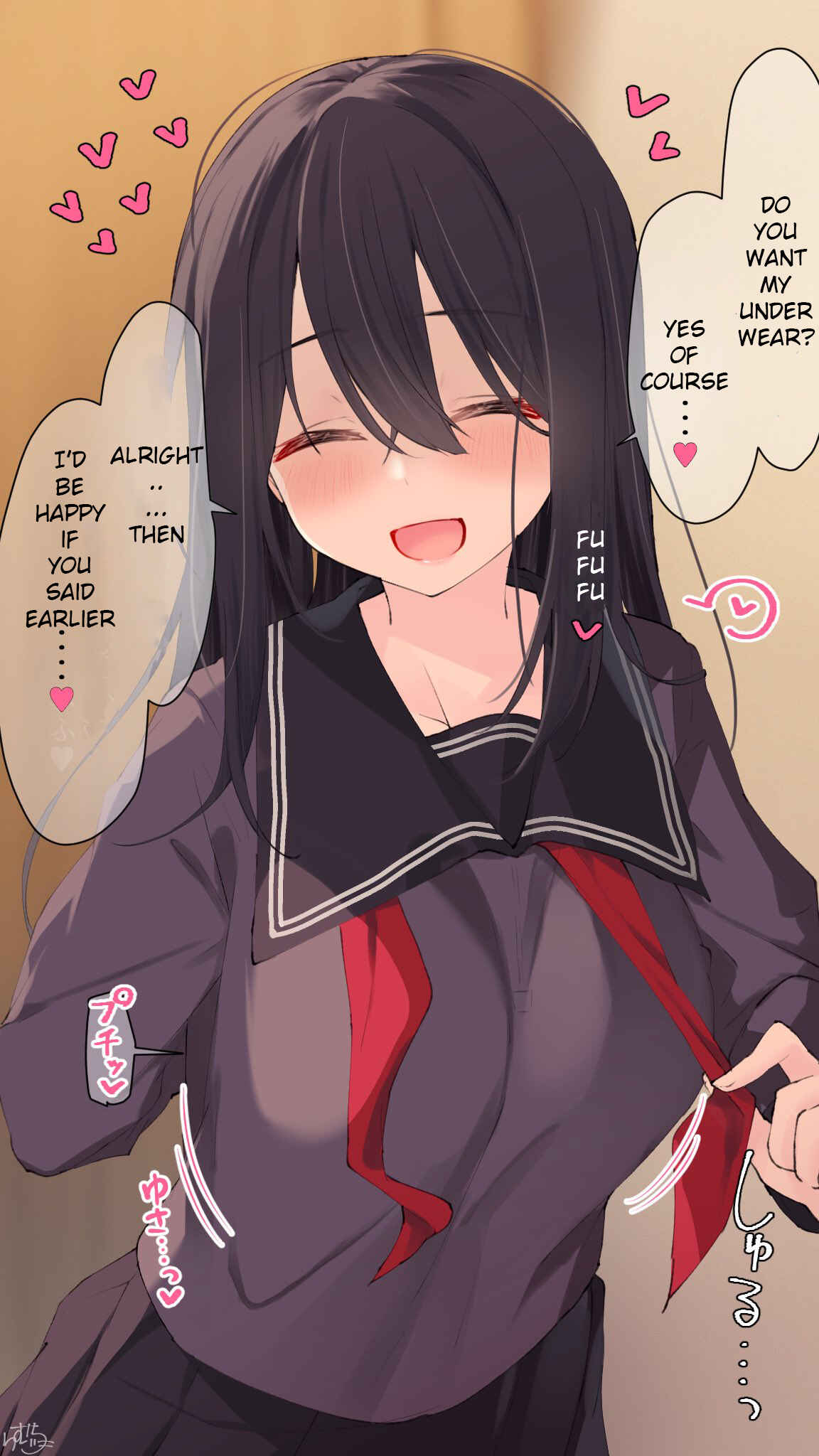 Maid-chan ni Sailor fuku o Kitemoratte kara Bra o Moraitai! Chapter 4 - Page 1