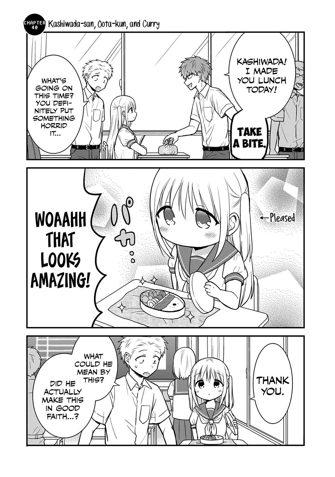 Kao ni Denai Kashiwada-san to Kao ni Deru Oota-kun Chapter 40 - Page 2