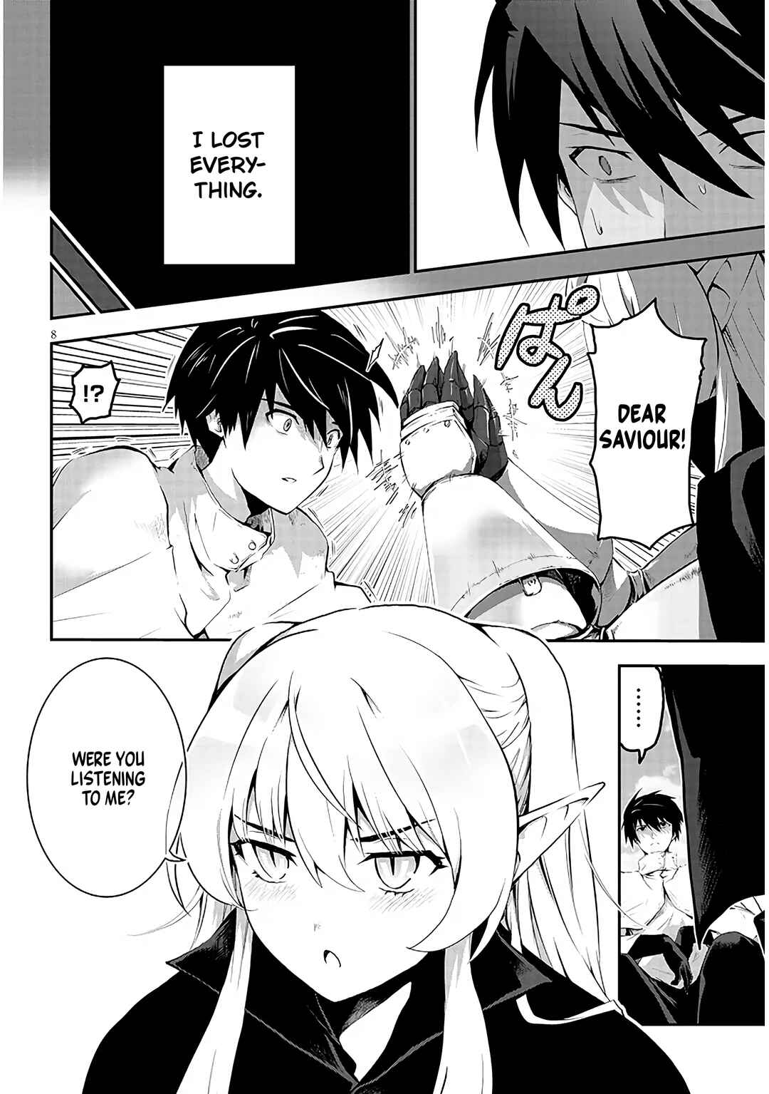 Milk-shibori Hunter no Isekai Sakunyuuki ~Nouka no Saenai Otoko ga Arayuru Shuzoku no Chiku-B wo Moteasobi-toriko ni Suru~ Chapter 1.1 - Page 8