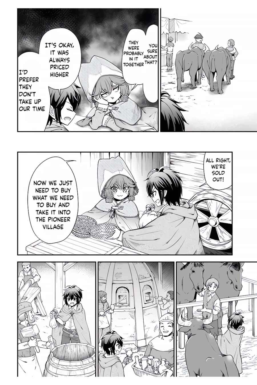 Tenohira Kaitaku Mura de Isekai Kenkokuki ~Fueteku Yome-tachi to Nonbiri Mujintou Life~ Chapter 38 - Page 13