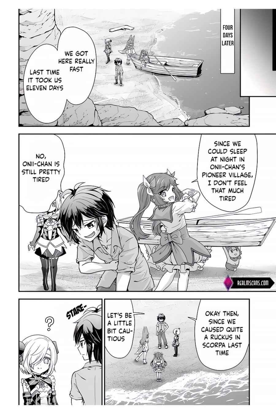 Tenohira Kaitaku Mura de Isekai Kenkokuki ~Fueteku Yome-tachi to Nonbiri Mujintou Life~ Chapter 38 - Page 7