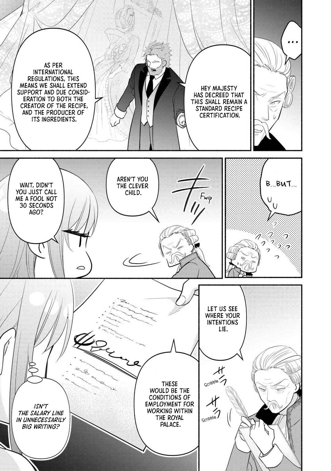 Tensei Youjo.: Shinjuu to Ouji to, Saikyou no Oji-san Youhei-dan no Naka de Ikiru Chapter 27 - Page 9