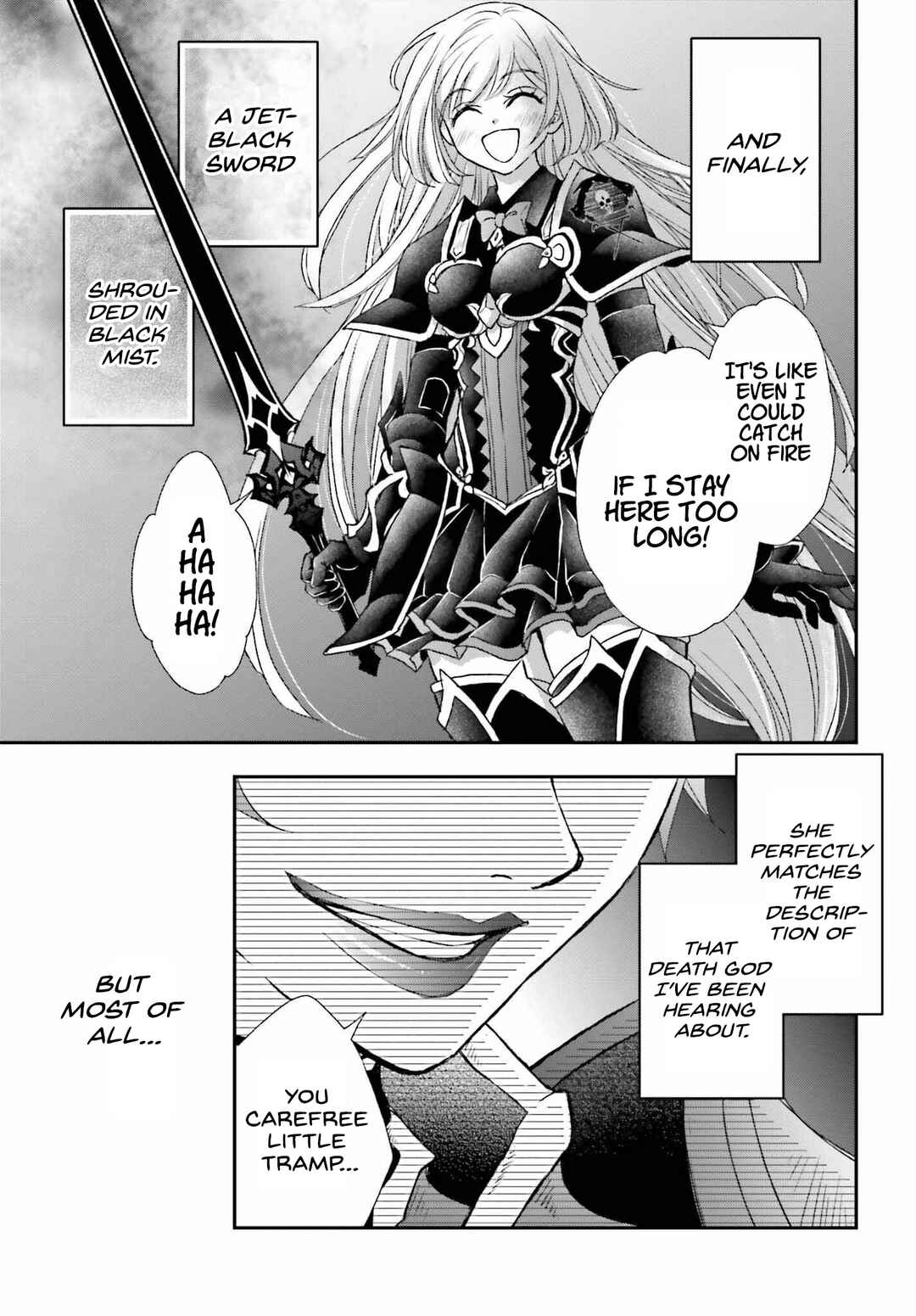 Shinigami ni Sodaterareta Shoujo wa Shikkoku no Tsurugi o Mune ni Idaku Chapter 37 - Page 9