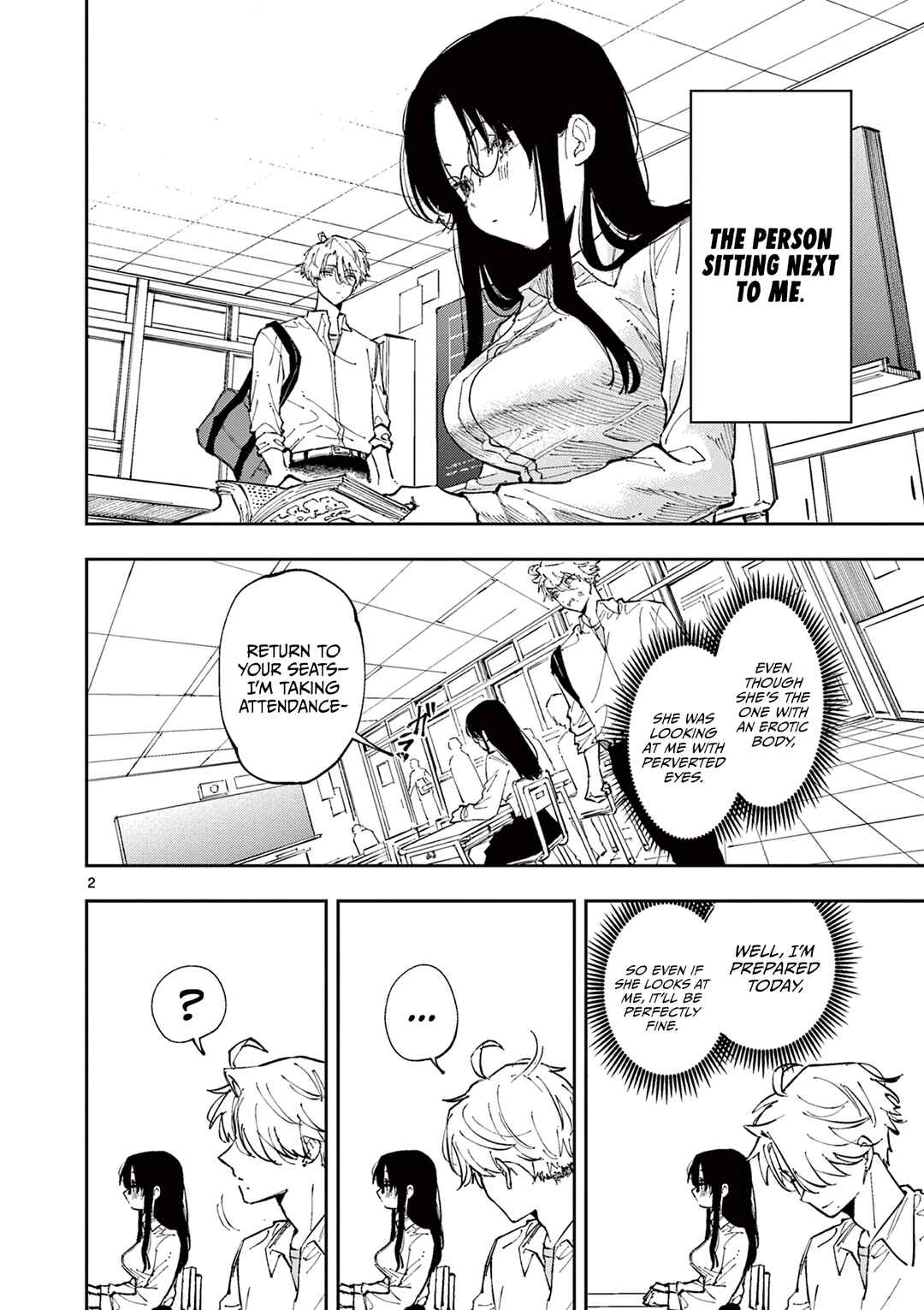 Tonari no Seki no Yatsu ga Souiu Me de Mitekuru Chapter 3 - Page 2