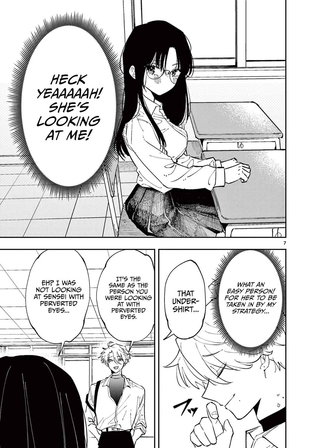Tonari no Seki no Yatsu ga Souiu Me de Mitekuru Chapter 3 - Page 7