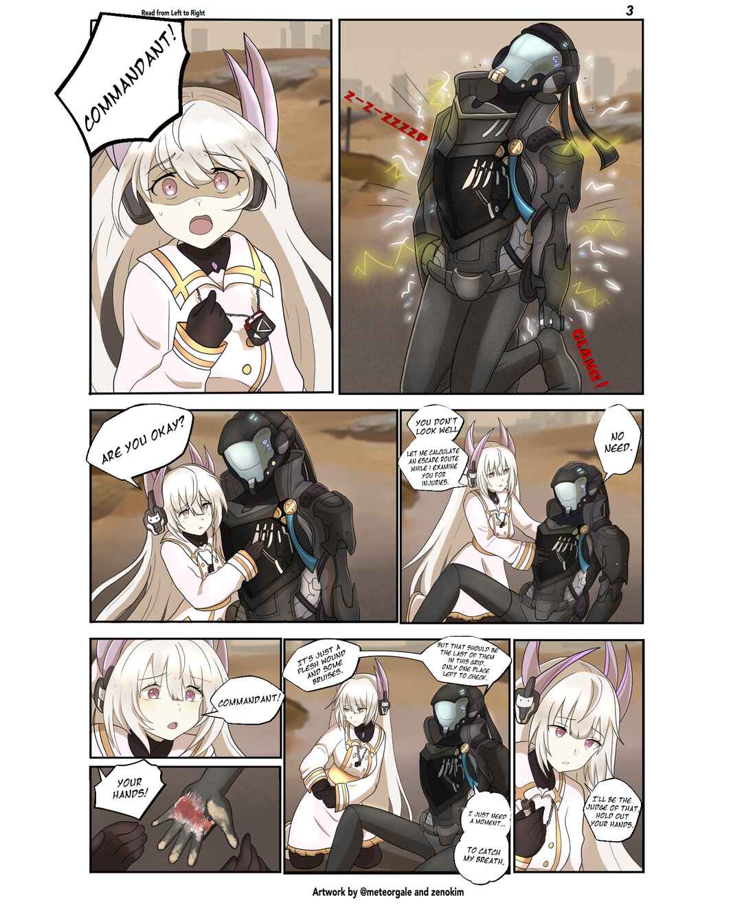Punishing: Gray Raven — In Sync with You Chapter 3 - Page 1