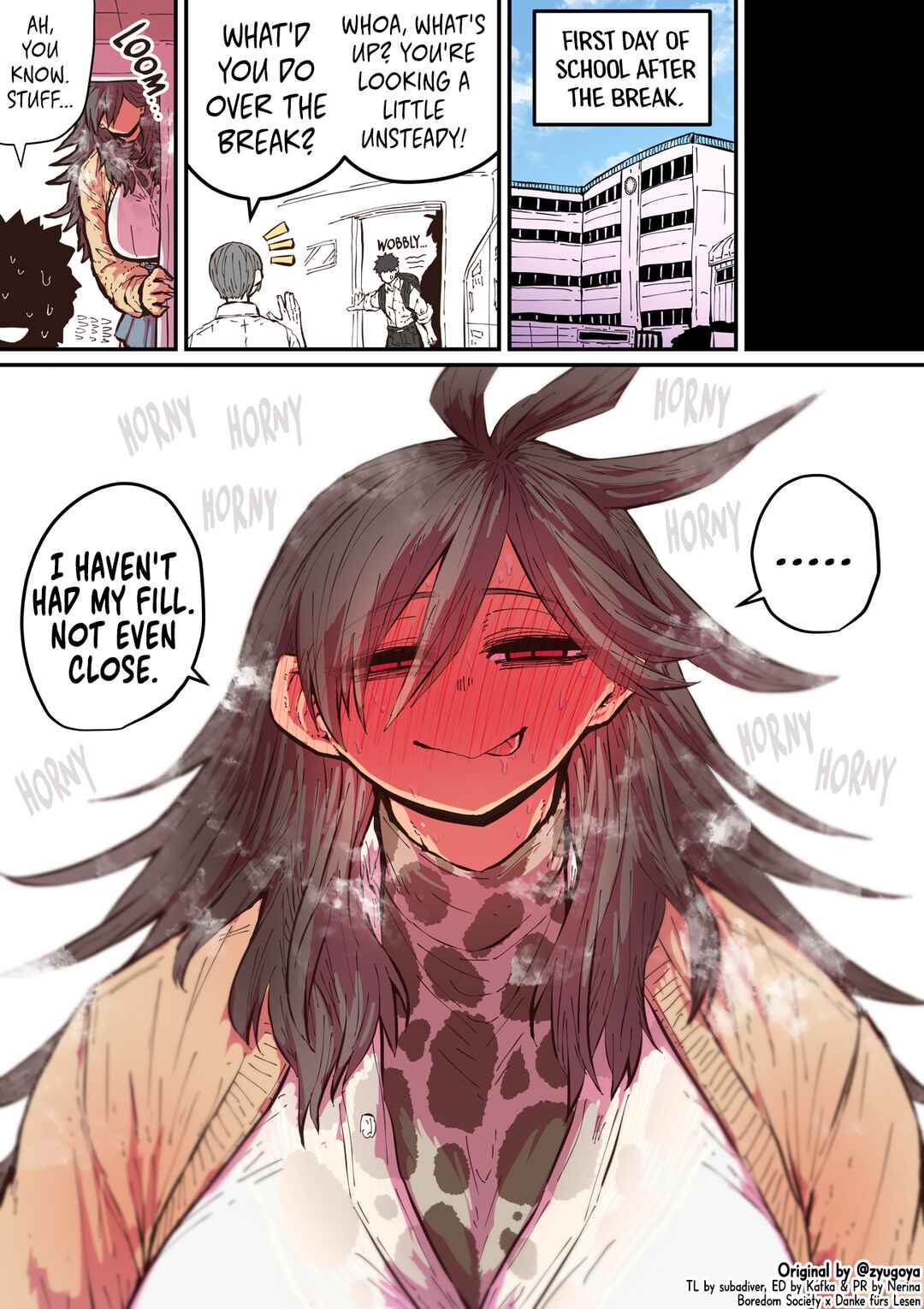 Being Targeted by Hyena-chan Chapter 14 - Page 1