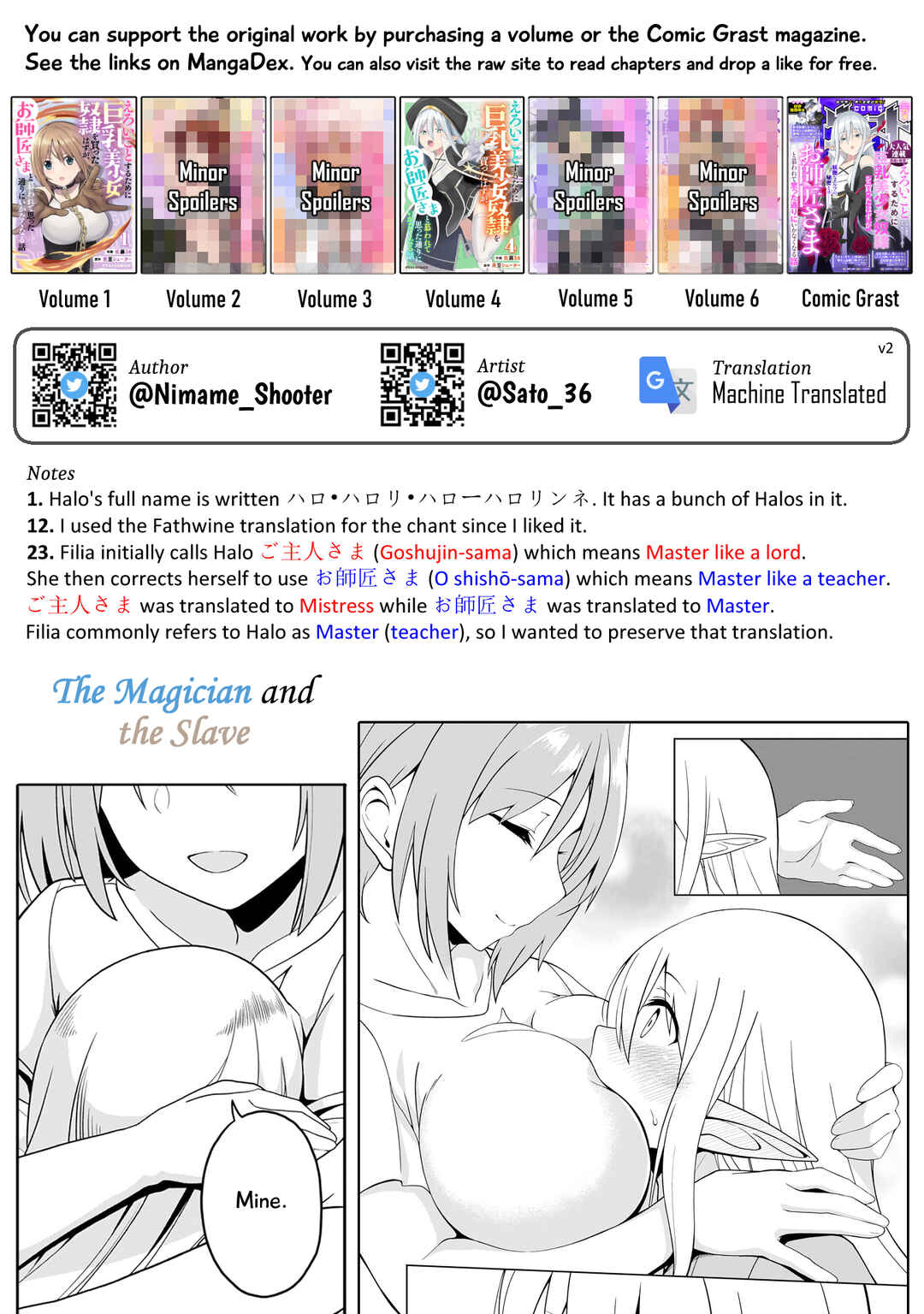Eroi Koto Suru Tame ni Kyonyuu Bishoujo Dorei wo Katta Hazu ga, Oshishou-sama to Shitawa Rete Omotta Toori ni Ikanaku Naru Hanashi Chapter 1 - Page 36
