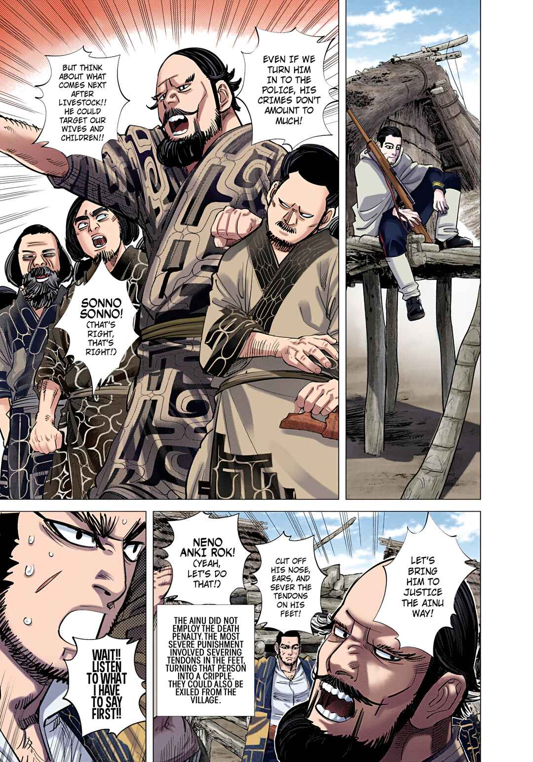 Golden Kamuy (Official Colored) Chapter 110 - Page 9