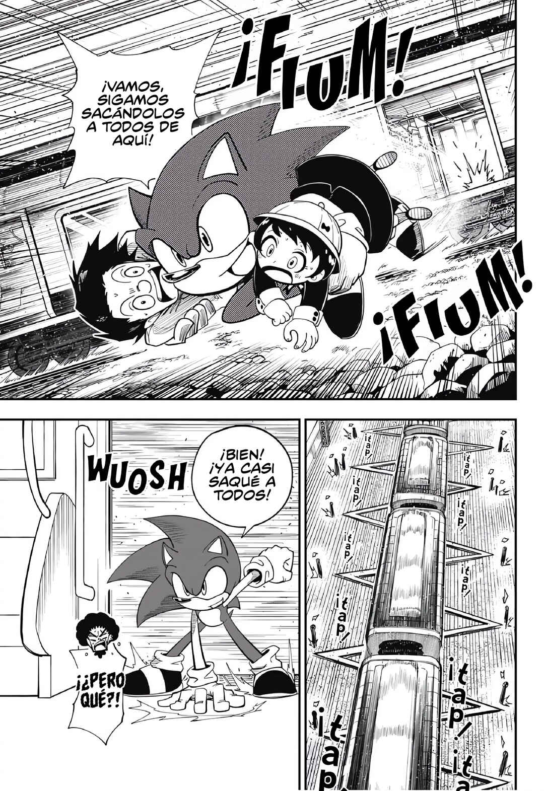 Sonic to Yuuki no Tsurugi Chapter 1 - Page 35