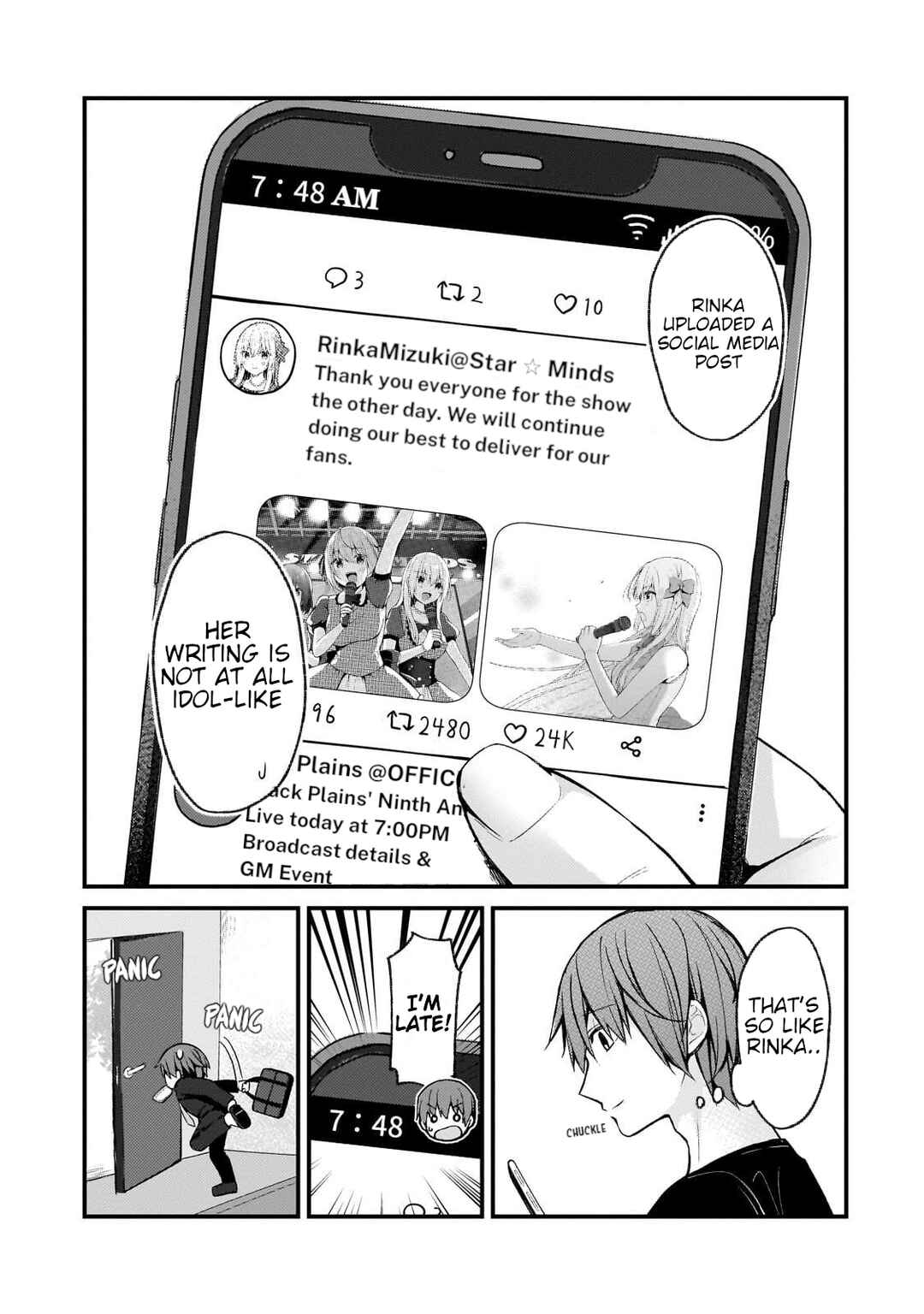 Netoge no Yome ga Ninki Idol datta: Cool kei no Kanojo wa Genjitsu demo Yome no Tsumori de Iru Chapter 24 - Page 5