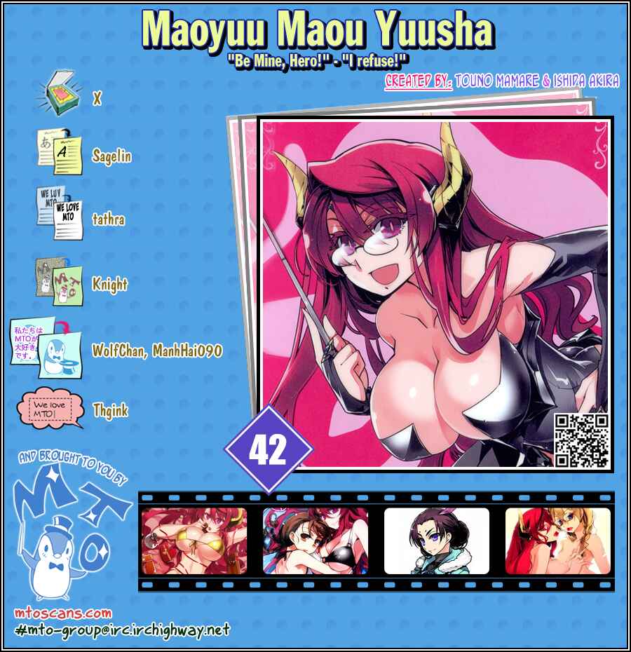 MAOYU : Archenemy and Hero “Become mine, Hero” “I refuse!” Chapter 42 - Page 1