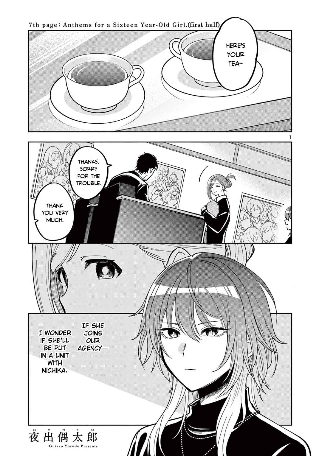 THE iDOLM@STER: Shiny Colors - Hazuki's Shinography Chapter 7.1 - Page 1
