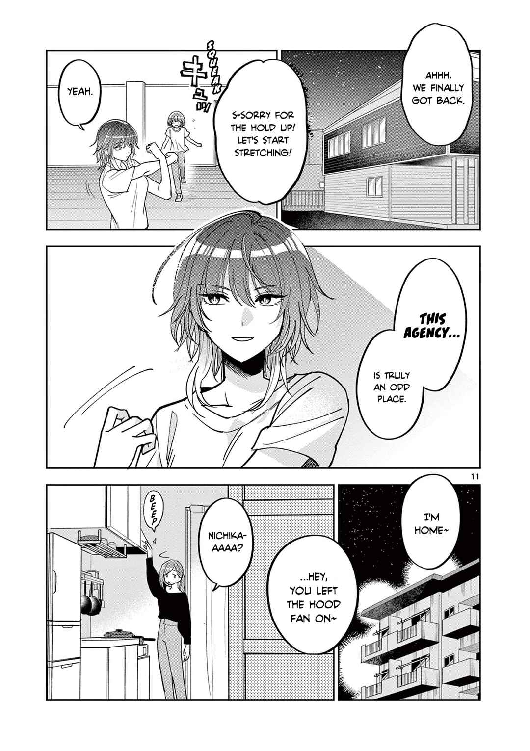 THE iDOLM@STER: Shiny Colors - Hazuki's Shinography Chapter 7.1 - Page 11