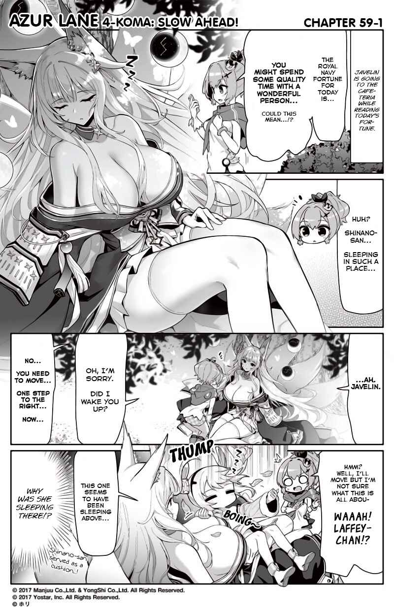 Azur Lane: Bisoku Zensin! Chapter 59 - Page 1