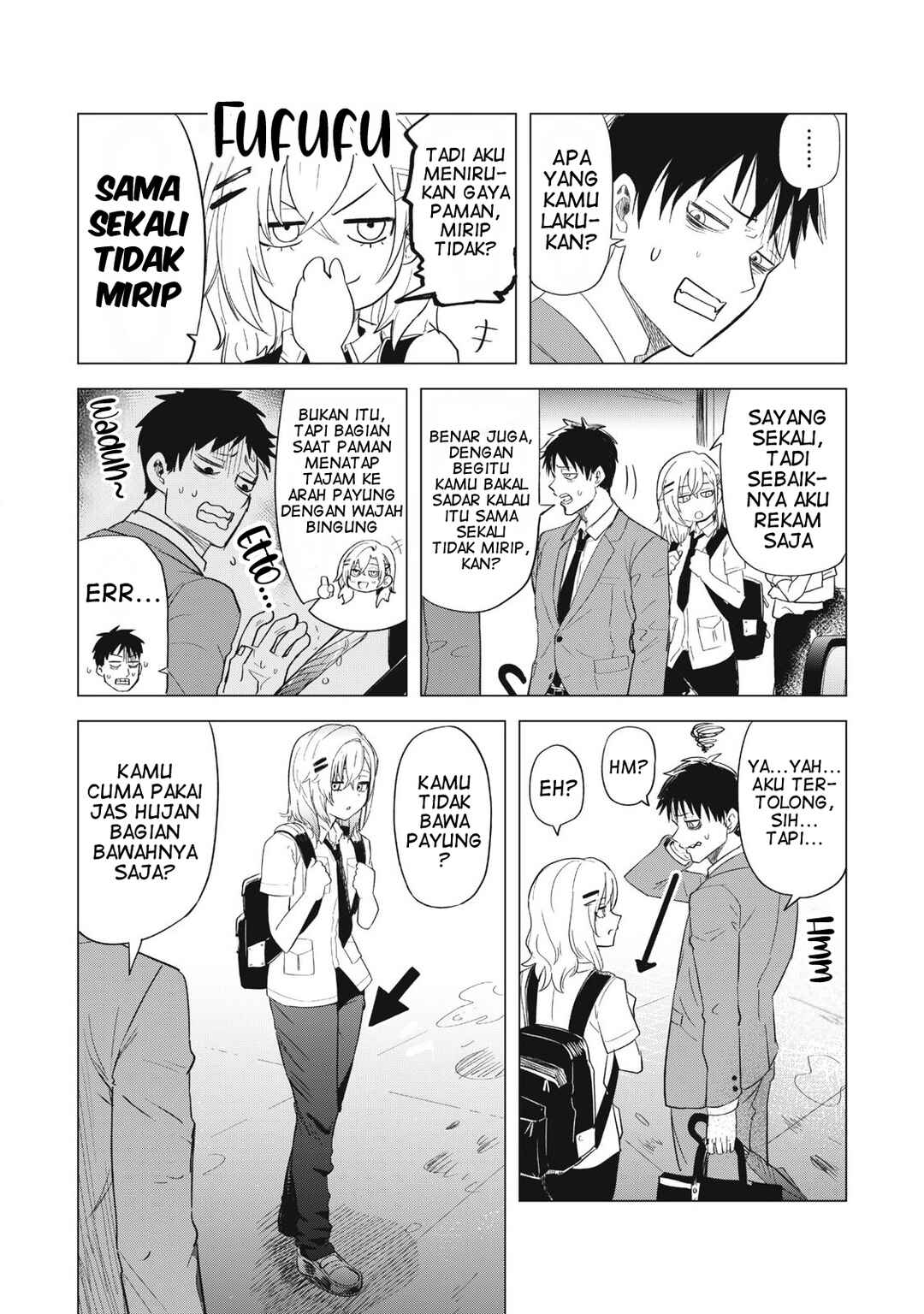 Asa no Tsuukin Densha de, Yatara to Hanashikakete Kuru Joshikousei. Chapter 3 - Page 6