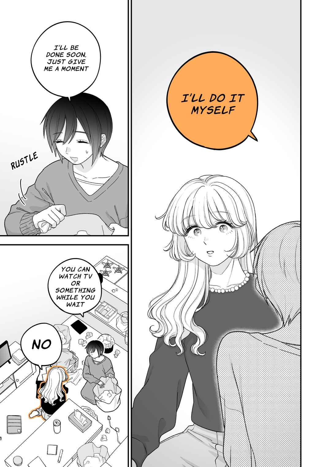 Genkai OL to Joshi Daisei ga 〇〇 Suru Hanashi Chapter 7.4 - Page 3