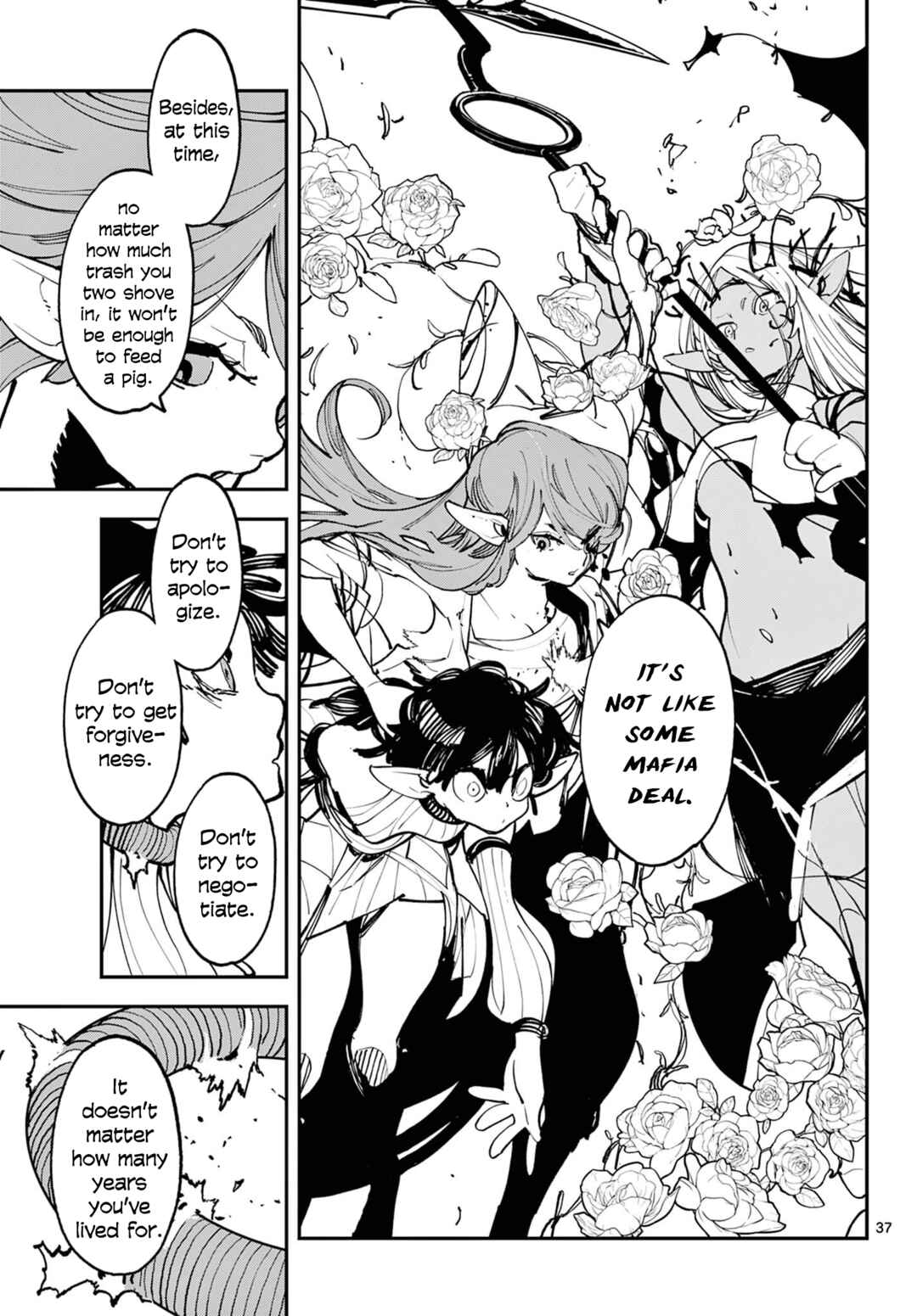 Ninkyou Tensei: Isekai no Yakuza Hime Chapter 56 - Page 37