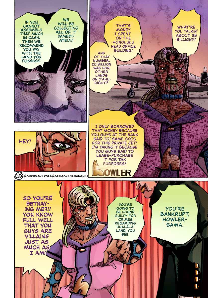 JoJo's Bizarre Adventure Part 9 - The JOJOLands (Fan-Colored) Chapter 17 - Page 12