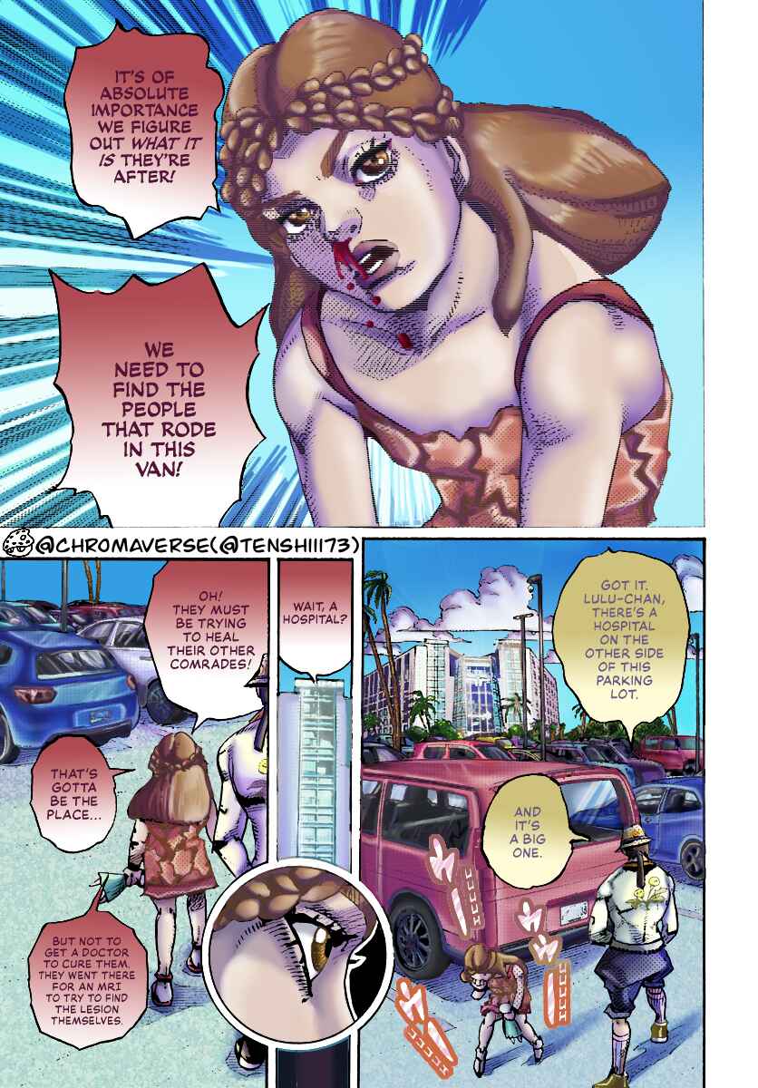JoJo's Bizarre Adventure Part 9 - The JOJOLands (Fan-Colored) Chapter 17 - Page 23