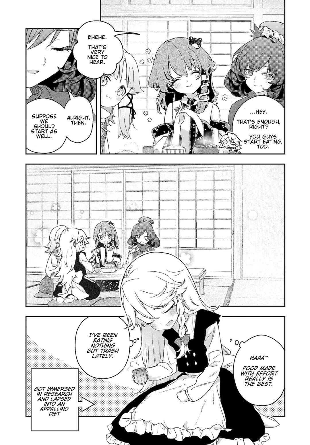 Touhou Project Niji Sousaku Series - Harapeko Marisa no Shiawase Gohan Chapter 9 - Page 11