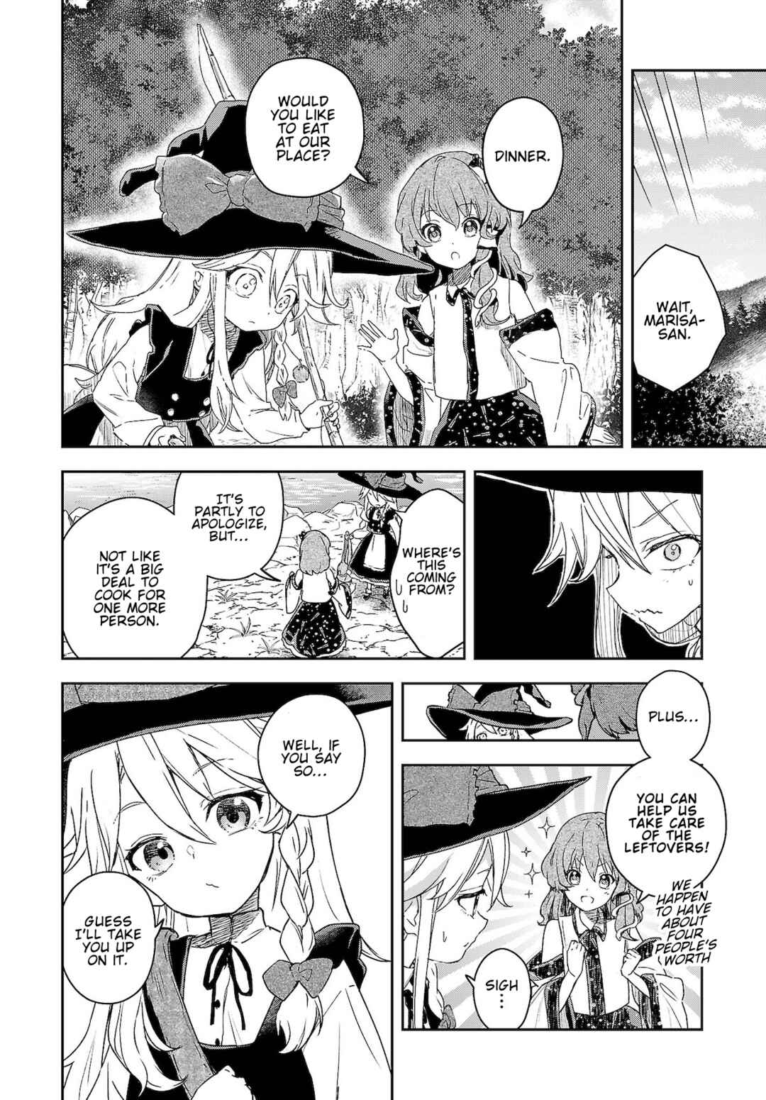 Touhou Project Niji Sousaku Series - Harapeko Marisa no Shiawase Gohan Chapter 9 - Page 2