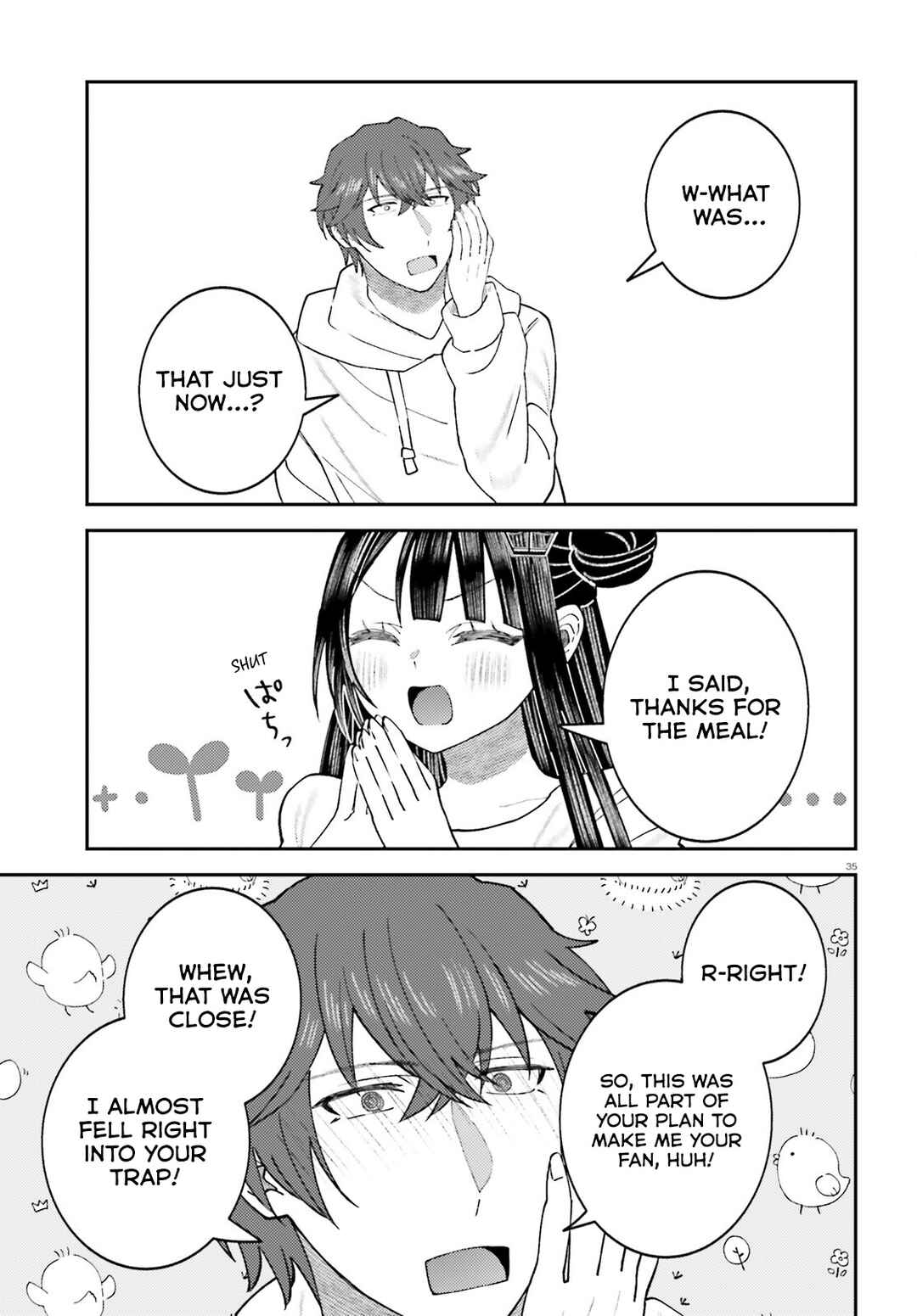 Ore no Haitoku Meshi wo Onedari Sezu ni Irarenai, Otonari no Top Idol-sama Chapter 14 - Page 36