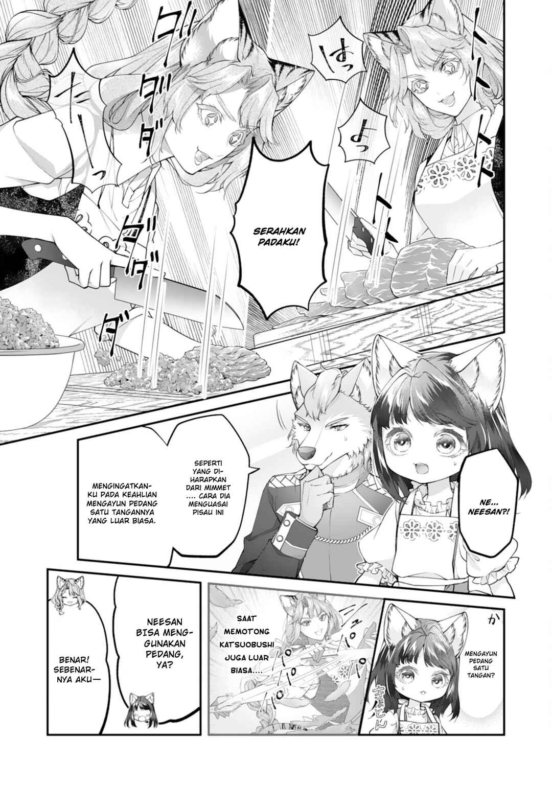 Neko Neko Youjo no Aijou Gohan ~Isekai de Mofumofu-tachi ni Ryouri wo Tsukurimasu!~ Chapter 8 - Page 14