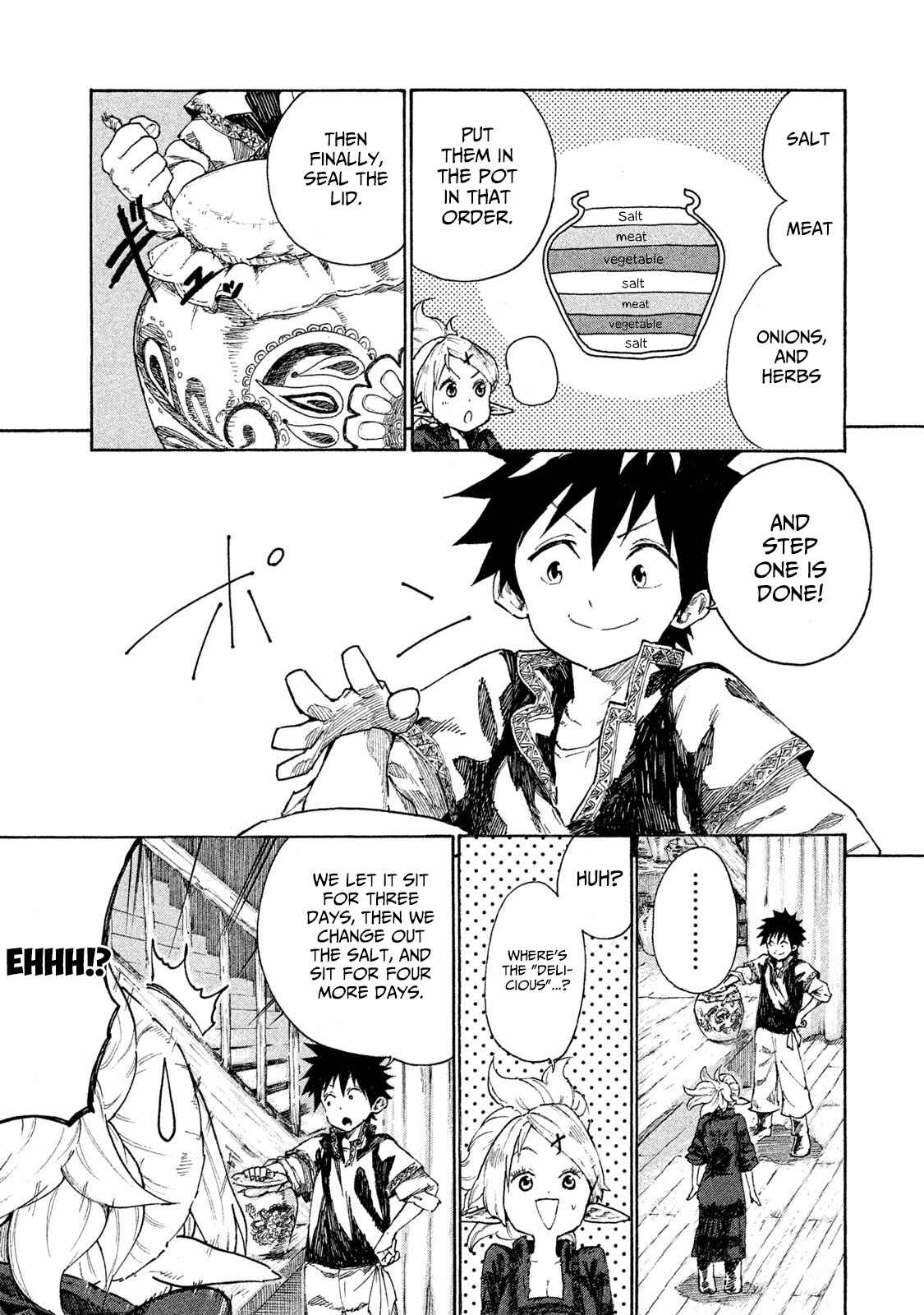 Mazumeshi Elf to Yuuboku gurashi Chapter 7 - Page 12