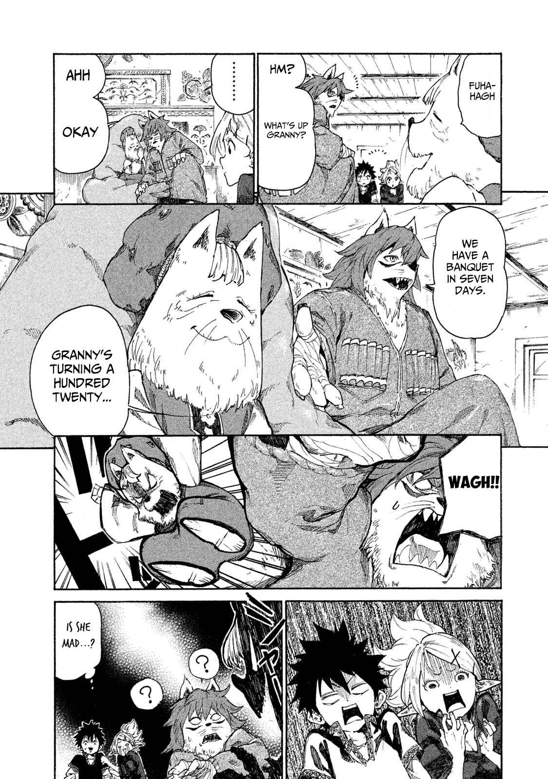 Mazumeshi Elf to Yuuboku gurashi Chapter 7 - Page 14